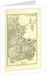 Lancashire map 1824, A Topographical Dictionary of the United Kingdom, UK by Anonymous