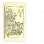 Lancashire map 1824, A Topographical Dictionary of the United Kingdom, UK by Anonymous