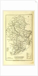 Staffordshire, map 1824, A Topographical Dictionary of the United Kingdom, UK by Anonymous