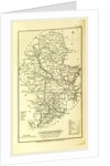 Staffordshire, map 1824, A Topographical Dictionary of the United Kingdom, UK by Anonymous