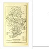 Staffordshire, map 1824, A Topographical Dictionary of the United Kingdom, UK by Anonymous
