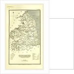 Northumberland map, 1824, UK by Anonymous