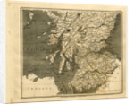 Scotland, map 1824, A Topographical Dictionary of the United Kingdom by Anonymous