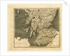 Scotland, map 1824, A Topographical Dictionary of the United Kingdom by Anonymous