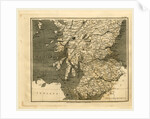 Scotland, map 1824, A Topographical Dictionary of the United Kingdom by Anonymous