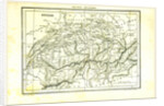 Switzerland, map by Anonymous