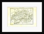 Switzerland, map by Anonymous