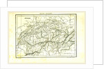 Switzerland, map by Anonymous