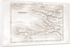 Map, Saint-Domingue was a French colony on the Caribbean island of Hispaniola from 1659 to 1809 by Anonymous
