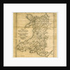 A Topographical Dictionary of Wales, map of North and South Wales by Anonymous