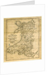 A Topographical Dictionary of Wales, map of North and South Wales by Anonymous
