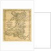 A Topographical Dictionary of Wales, map of North and South Wales by Anonymous
