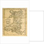 A Topographical Dictionary of Wales, map of North and South Wales by Anonymous