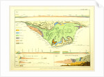 The Geological relations of the beds between the chalk and the Purbeck Limestone in the South-East of England, 1824, part of the Isle of Wight by Anonymous