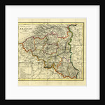 Map Belgium, 19th century by Anonymous
