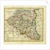 Map Belgium, 19th century by Anonymous