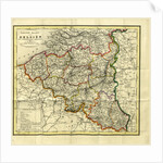 Map Belgium, 19th century by Anonymous