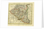 Map Belgium, 19th century by Anonymous