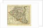 Map Belgium, 19th century by Anonymous