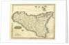 Map Sicily, Italy by Anonymous