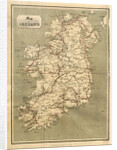 Ireland in 1834, map by Anonymous