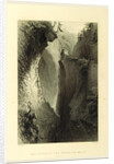 Gorge of the Rhine, Via Mala, Switzerland by W. H. Bartlett