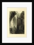 Gorge of the Rhine, Via Mala, Switzerland by W. H. Bartlett