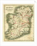 Map of Ireland, he Miseries and Beauties of Ireland by Anonymous