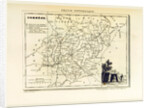 Map Correze, France pittoresque by Anonymous