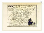 Map Correze, France pittoresque by Anonymous