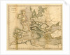 Map Europe end of the fifth century by Anonymous