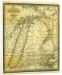 Map, History of Michigan, 1839, civil and topographical, in a compendious form by Anonymous