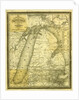 Map, History of Michigan, 1839, civil and topographical, in a compendious form by Anonymous