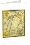 Map, History of Michigan, 1839, civil and topographical, in a compendious form by Anonymous