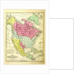 Map of North America by Anonymous