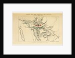 Map of the battle of Arcis, 1814, History of the Campaign in France in the year 1814 by Anonymous