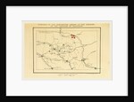 History of the Campaign in France in the year 1814, Opening of the campaign by Napoleon, map by Anonymous