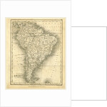 Map South Ameica by Anonymous