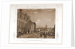 Hotel de Ville and Place de Greve, Paris and surroundings by M. C. Philipon