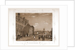 Hotel de Ville and Place de Greve, Paris and surroundings by M. C. Philipon
