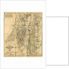 Map, Biblical Researches in Palestine, Mount Sinai by Anonymous