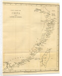 Topographical Map of the East coast of China from Canton to Nanking by Anonymous