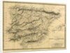 Map Spain and Portugal, The Wars of Succession of Portugal and Spain from 1826 to 1840 by Anonymous