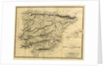 Map Spain and Portugal, The Wars of Succession of Portugal and Spain from 1826 to 1840 by Anonymous