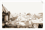 View towards Guadaloupe from cathedral, City of Mexico, Mex, Jackson, Cathedrals, Mexico, Mexico City, 1880 by William Henry