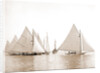 Start, twenty-one footers, Regattas, 1892 by Anonymous