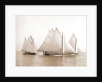 Start, twenty-one footers, Regattas, 1892 by Anonymous