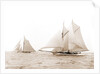 Quickstep and Gloriana, August 6, 1892, Quickstep (Schooner), Gloriana (Yacht) by Anonymous