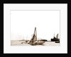 Columbia, steel mast carried away, Columbia (Sloop), 1899 by Anonymous
