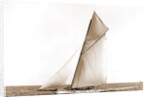 Columbia setting spinnaker boom, Oct. 3, 1899 by Anonymous